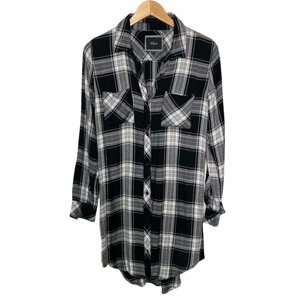 Hp Rails | Sawyer Plaid Long Sleeve Button Down Shirt Dress